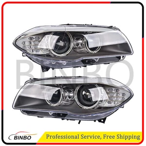 Left+Right Side Headlights for 2011-2013 BMW 5er F18 F10 550i 535i 528i M5 - Picture 1 of 6