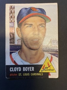 Topps 1953 Cardinals Cloyd Boyer #60 Baseball Card