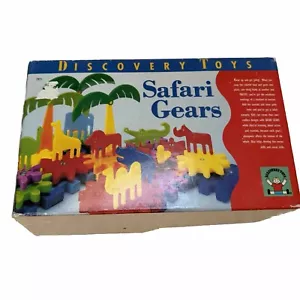 Vintage Discovery Toys SAFARI GEARS 1996 Italy Boxed - Picture 1 of 8