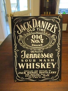 1999 Jack Daniel's Old Time Old No.7 Lynchburg Tenn. Whiskey Andy Rooney sign - Picture 1 of 6