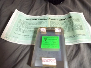 Bausch & Lomb 35-63-10-84 Certified Precision Grating - Picture 1 of 8