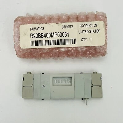 Numatics R20BB400MP00061 Double Solenoid Pilot Valve 24Vdc 4Way 2 Position ~NEW~ - Image 1 of 2