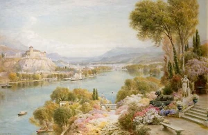 Ebenezer Wake-Cook : "Lake Maggiore" — Giclee Fine Art Print - Picture 1 of 7