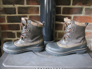 Crocs Allcast Waterproof Boots Brown Wellies Muckboots M10 203394 UK 10 - Picture 1 of 14