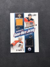 2002-03 PACIFIC HEADS UP HUSELIUS/DOPITA/ERAT+ GAME-WORN JERSEY QUADS #36