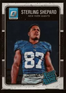 STERLING SHEPARD MINT GIANTS CHROME ROOKIE CARD RC 2016 DONRUSS OPTIC NY "GEM" - Picture 1 of 1