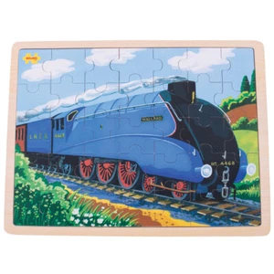 Rompecabezas Bandeja Gruesa Tren Mallard Madera Bigjigs Toys (35 Piezas) - Imagen 1 de 2