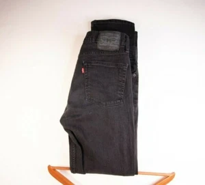 LEVI'S 511 HERREN JEANS W32 L32 SCHWARZ ZIP SLIM STRAIGHT Top Zustand - Bild 1 von 4