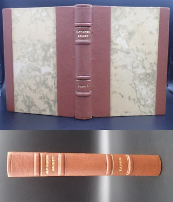 1929 DAUDET BELLE RELIURE SAPHO MŒURS Parisiennes France Roman Paris Nuit Femmes - Photo 1/4