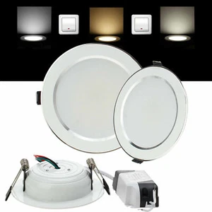 LED Recessed Ceiling Downlight 18W 15W 12W 9W 7W 5W 3W Lamp + Driver 85-265V GL - Picture 1 of 19