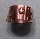 Stars and Stripes Forever Ring;Sterling;Made in USA by Peggy Johnson; Size 7 1/2