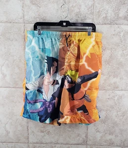 Pantalones cortos de natación Naruto Shippuden Sasuke con cordón elástico para hombre talla 2XL - Imagen 1 de 9