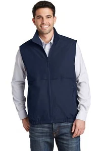 Port Authority Mens Heavyweight Fleece Zipper Reversible Charger Vest J7490 - Picture 1 of 5