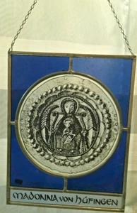 Hüfingen Madonna von Hüfingen Fensterbild Glasmalerei Hinterglasmalerei Bleiverg - Bild 1 von 13