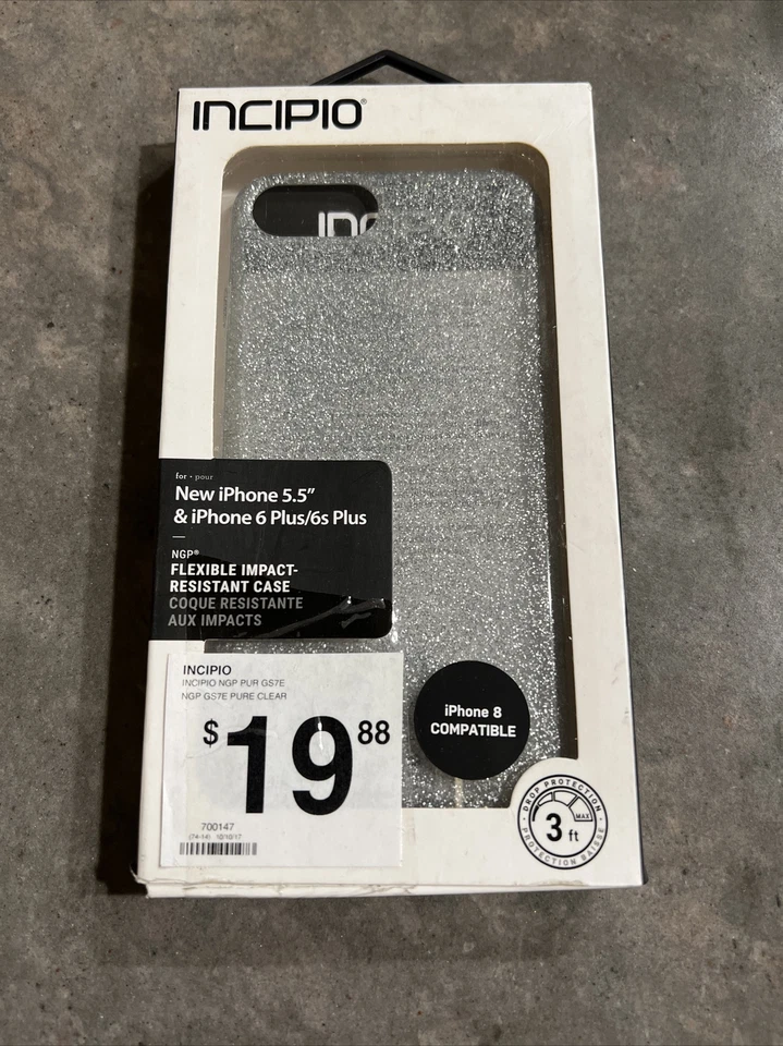 Capa Glitter Iridescente Flexível Incipio Design Series para iPhone 8 Plus/7 Plus - Imagem 1 de 2