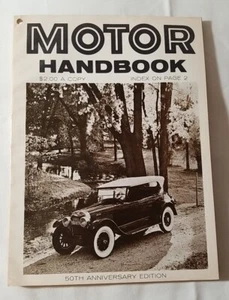 Vintage 1973 Motor Handbook 50th Anniversary Edition Manual - Bild 1 von 1