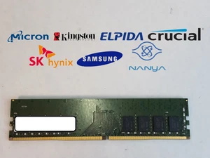 Major Brand 8 GB PC4-25600 (DDR4-3200) 1Rx8 DDR4 Desktop Memory - Picture 1 of 2