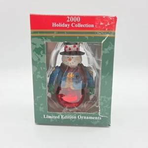 Vintage 2000 Holiday Collection Limited Edition Schneemann Weihnachtsschmuck - Bild 1 von 7