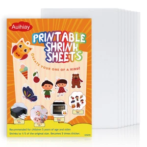 Printable Shrink Plastic Sheets, Shrink Paper, Shrink Art for Kids DIY Shrink... - Picture 1 of 6
