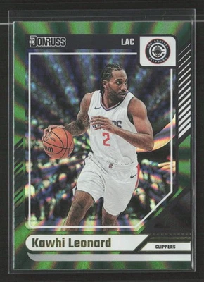 Holo láser verde Kawhi Leonard 2024-25 Donruss #171 Foto 1 de 2