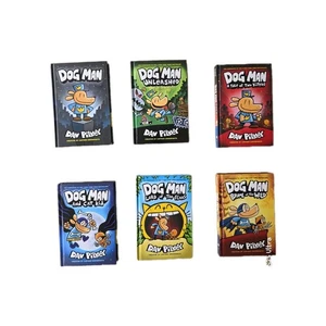 Dog Man Serie DAV Pilkey Hardcover Buch 6 Stück (Beschreibung lesen) - Bild 1 von 14