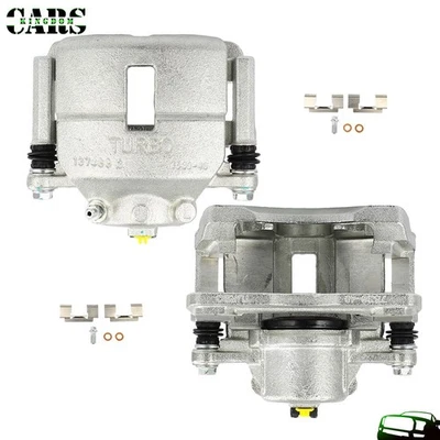 Fits 2003-2009 Chrysler PT Cruiser L4 2.4L Front Pair Brake Calipers w/ Bracket - Изображение 1 из 4