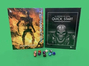 Nightfall Games Quickstart Bundle - Terminator RPG & SLA Industries RPG + Dice - Picture 1 of 4