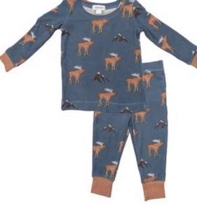 NWT Angel Dear Blue Moose Loungewear Pajamas 2T - Picture 1 of 2