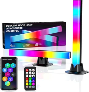 LED Lightbar, [2 Pezzi] RGB Lampada Da Gioco per TV, Retroilluminazione per TV,  - Foto 1 di 12