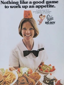 BOB'S Big Boy Vintage 1977 Southern California Regional Original Print Ad - Picture 1 of 2