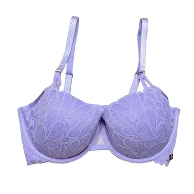 Savage X Fenty Savage Not Sorry Lightly Lined Lace Balconette Bra Size 36DDD - Image 1 of 3