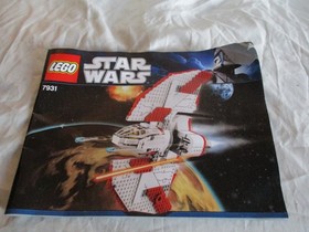 Lego Star Wars 7931 T-6 Jedi Shuttle INSTRUCTION MANUAL ONLY 2011