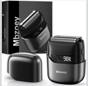 Elektrischer Folienrasierer für Männer, Mini Elektrorasierer, Kompakter Gesichtsrasierer, IPX7 Wa - Bild 1 von 10