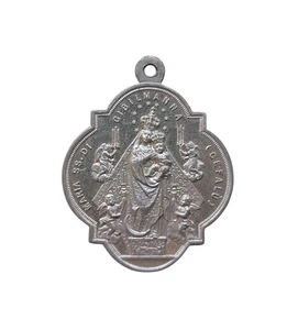 *HH* Medaglia Religiosa Votiva Devozionale Madonna Gibilmanna Cefalù Palermo - Foto 1 di 4