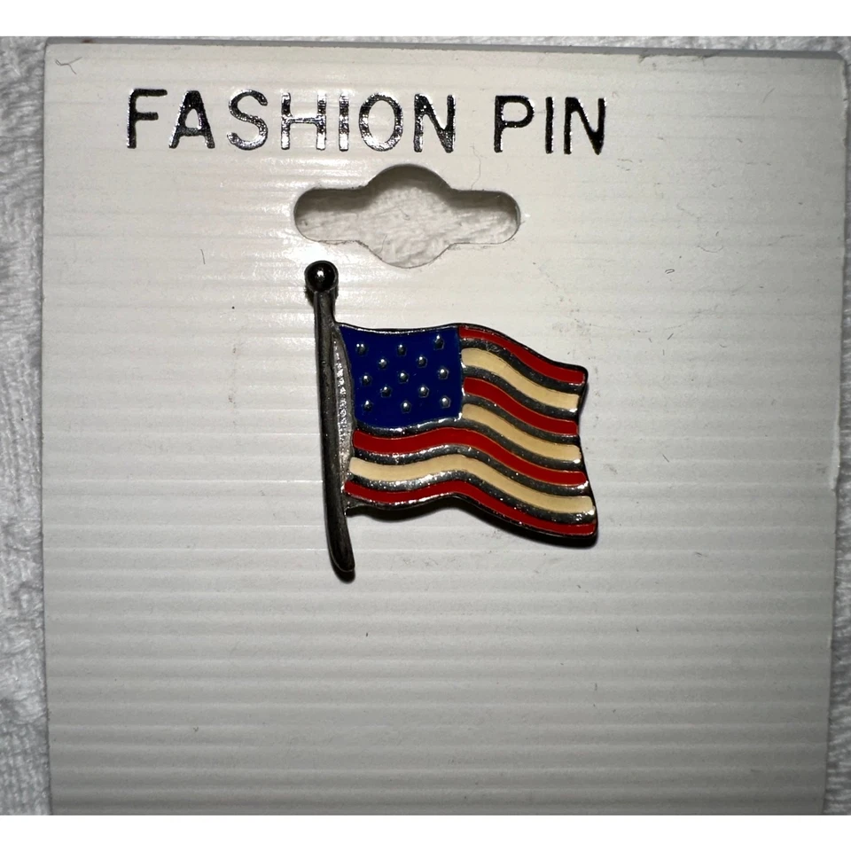 Pin de solapa bandera americana Foto 1 de 2