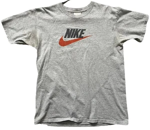 VTG Y2K Nike Center Swoosh T Shirt Gray Youth XL 00s Short Sleeve Athletic Tee - Picture 1 of 9