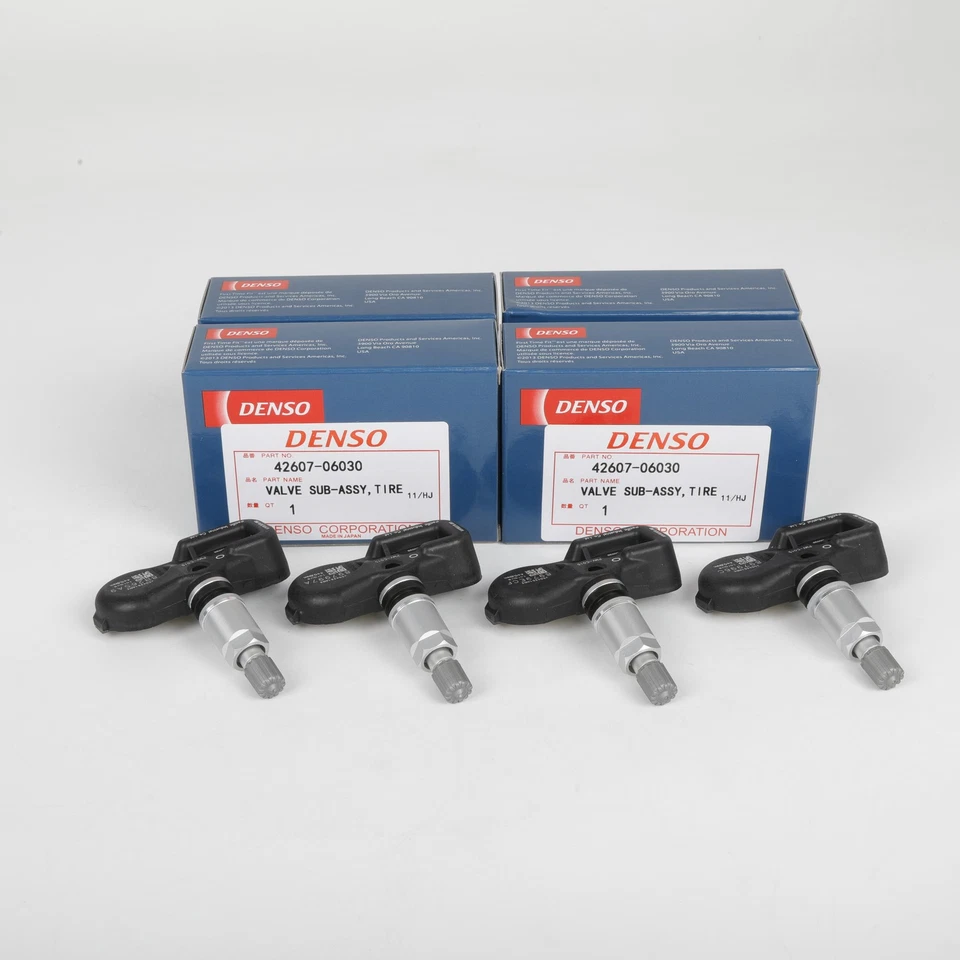 OEM DENSO Set of Four (4) Genuine OEM TPMS for Toyota Scion Lexus 42607-06030 - Image 1 of 4