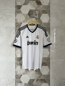 Adidas Real Madrid 2012 2013 Home UEFA Football Shirt Soccer Jersey size L - Picture 1 of 24