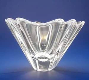 Cuenco de cristal Orrefors Orion firmado vidrio moderno sueco por Lars Hellsten con caja - Imagen 1 de 10