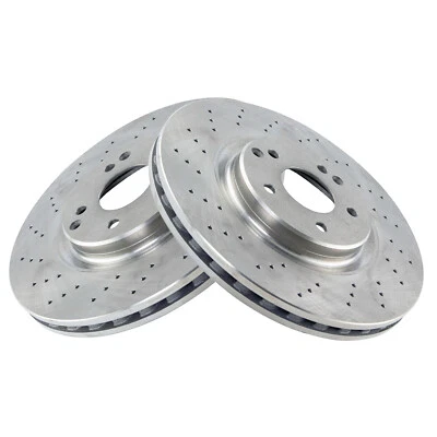 Front Disc Brake Rotor Set for Mercedes-Benz C230 C320 - Image 1 of 3