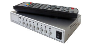 Premium 2-Channel Dual View Bnc Video Mixer Switcher With Ir Remote
