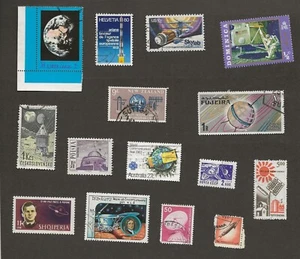 SPACE AND TELECOMS THEMEN -15 ALLE VERSCHIEDEN. KOSTENLOSER UK-VERSAND - Bild 1 von 1