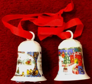 Zwei Weihnachtsglocken der Firma HUTSCHENREUTHER 1995 + 1998 in Originalkartons - Picture 1 of 2