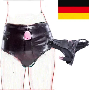 Strap on Mit Vibration Dildo Anal Butt Plug Vibrator Höschen Sex Spielzeug Pants - Bild 1 von 9