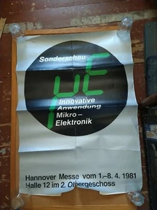 ITHistory (1981) PÓSTER: EXPOSICIÓN ESPECIAL aplicación de innovación (Hannover) - Imagen 1 de 2