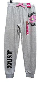 NEW!! Size Medium (10) Gray Girls Warm Fleece Jogger Pant - Picture 1 of 7