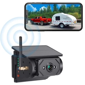 Solar BSD Backup Camera Hitch WIFI APP Magnetic Battery Powered For IOS Android - Picture 1 of 15