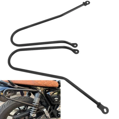 Saddlebag Support Guard Bars Pannier Rail For Triumph T100 T120 Thruxton CARB Foto 1 de 4