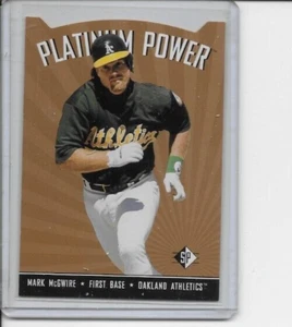 Mark McGwire 1997 SP DIE CUT Platinum Power #PP13 - Athletics - Bild 1 von 2