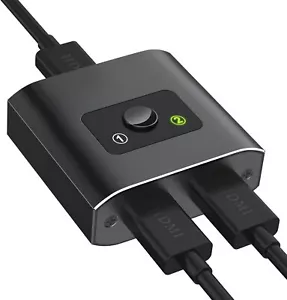 HDMI Switch HDMI Splitter, Aluminium Bidirektional HDMI Switch 2 in 1 Out - Bild 1 von 7